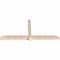 Ekena Millwork Eugene Smooth Timber Gable Bracket, Douglas Fir, 108"W x 49"H x 5 1/2"D x 5 1/2"F, 11/12 Pitch GBW108X49X0606EUG00SDF - alternate 2